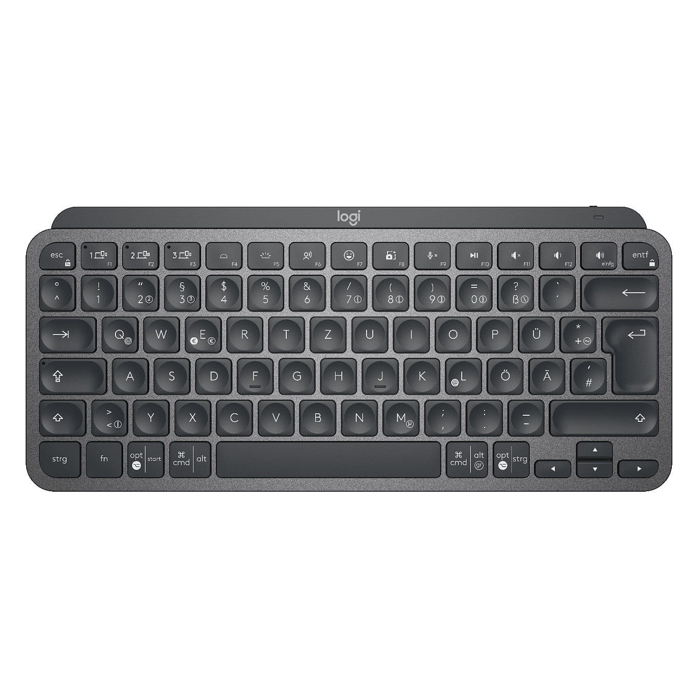 Logitech MX Keys Mini - Tastatur Hintergrundbeleuchtung QWERTZ DE