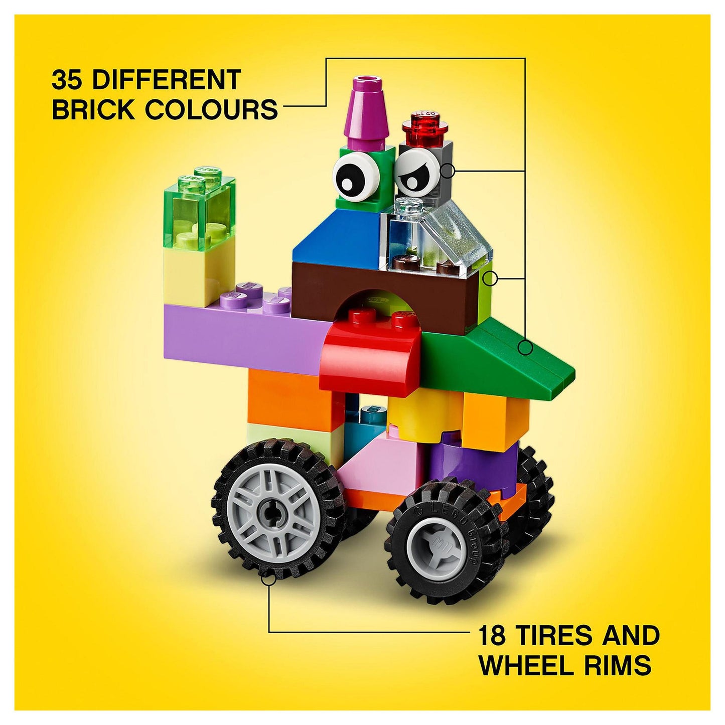 LEGO Classic Mittelgroße Bausteine-Box 10696