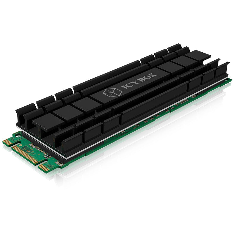 ICY BOX kühlkörper SSD m.2 2280 IB-M2HS-701 black PS5 compatible
