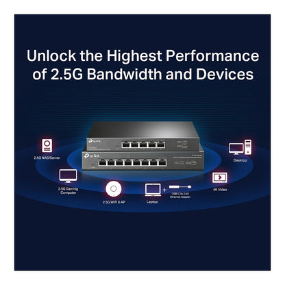 5P TP-LINK TL-SG105-M2 - Unmanaged - 5x2.5G