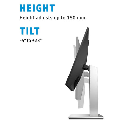 60,45cm/23,8'' (1920x1080) HP E24mv G4 Conferencing Monitor 16:9 5ms IPS HDMI VGA DisplayPort VESA Pivot Speaker Full HD Black/Silver