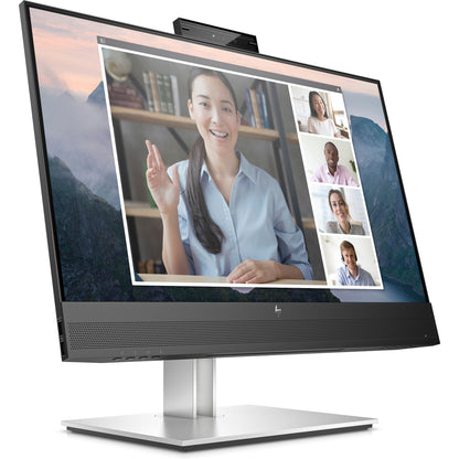 60,45cm/23,8'' (1920x1080) HP E24mv G4 Conferencing Monitor 16:9 5ms IPS HDMI VGA DisplayPort VESA Pivot Speaker Full HD Black/Silver