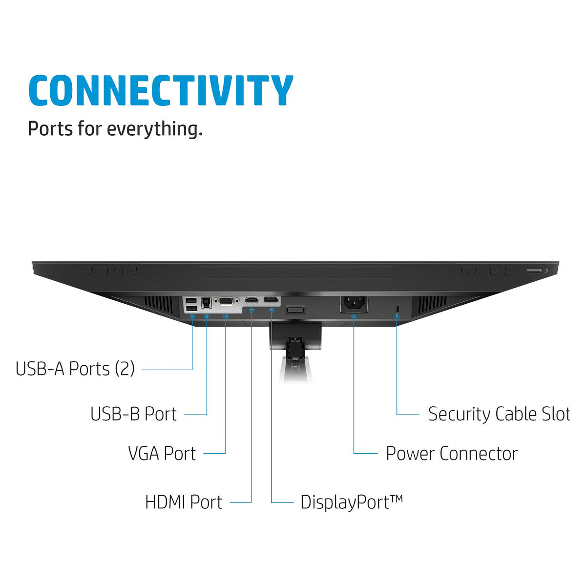 60,45cm/23,8'' (1920x1080) HP E24mv G4 Conferencing Monitor 16:9 5ms IPS HDMI VGA DisplayPort VESA Pivot Speaker Full HD Black/Silver
