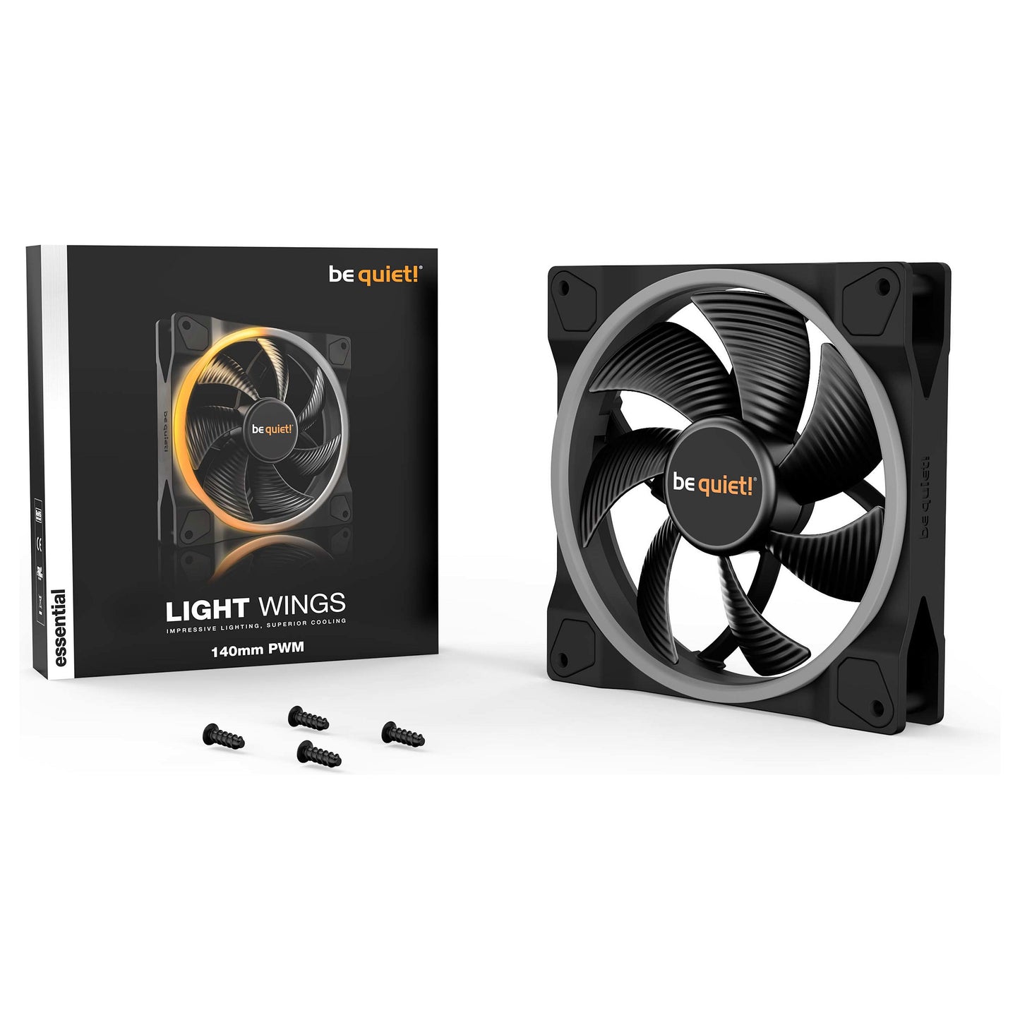 140mm be quiet! LIGHT WINGS 140mm PWM ARGB