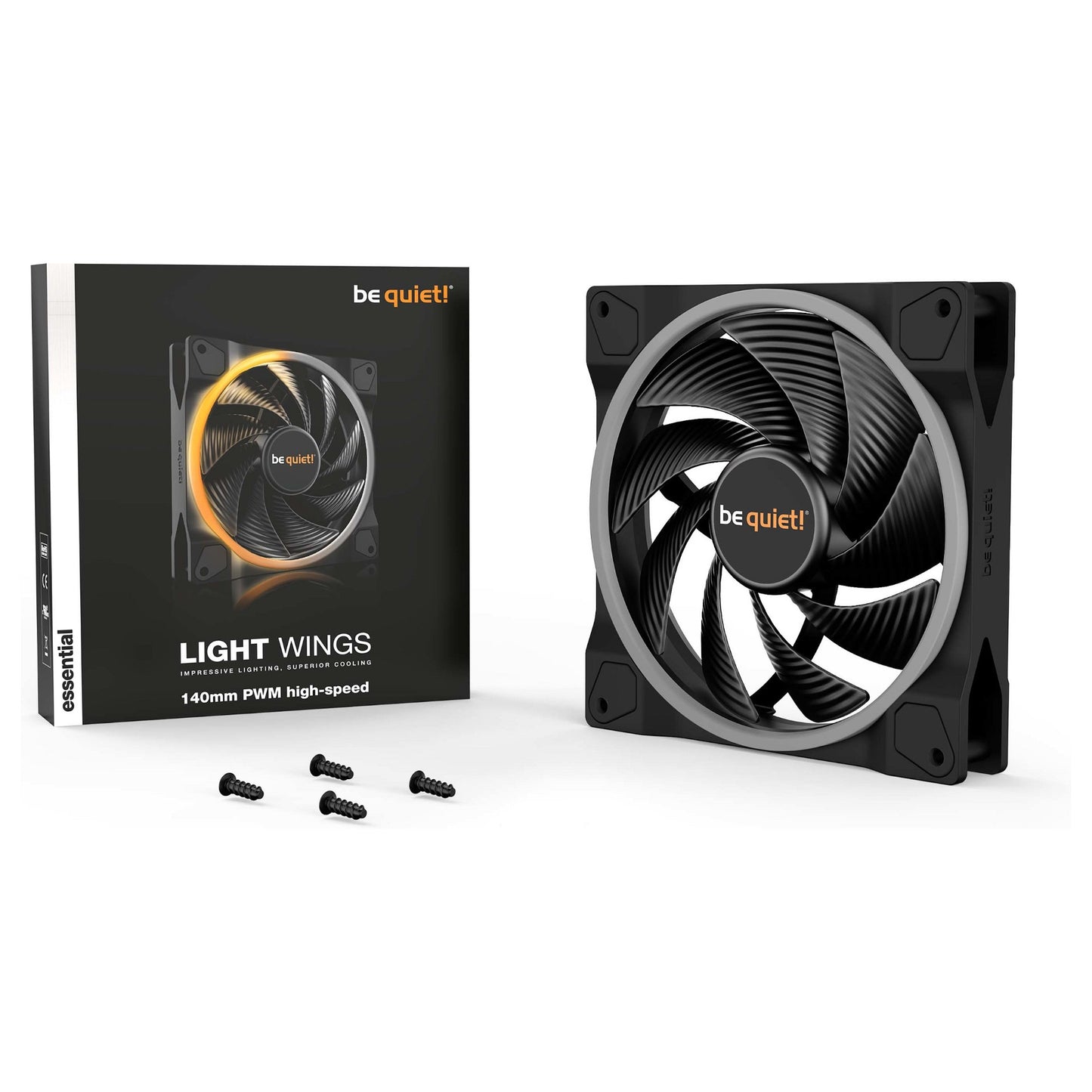 140mm be quiet! LIGHT WINGS 140mm PWM high-speed ARGB