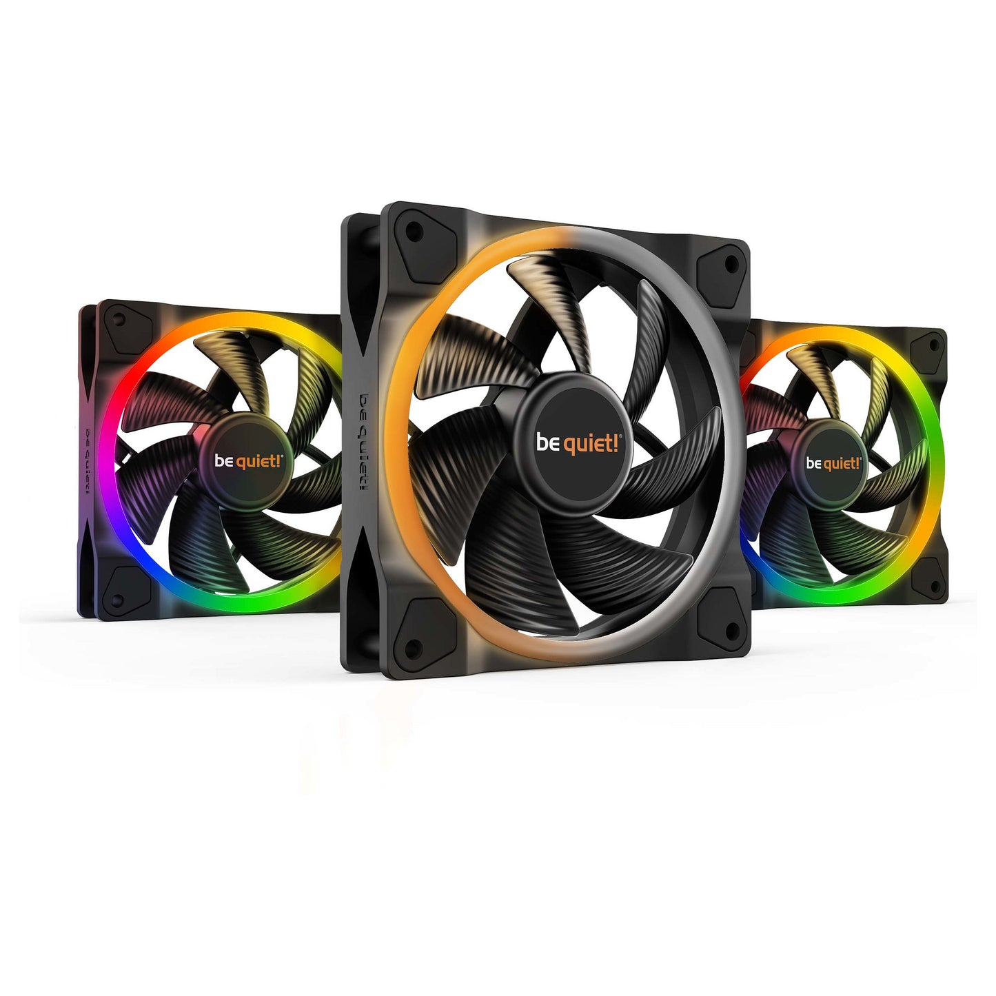 120mm be quiet! LIGHT WINGS 120mm PWM ARGB Triple-Pack