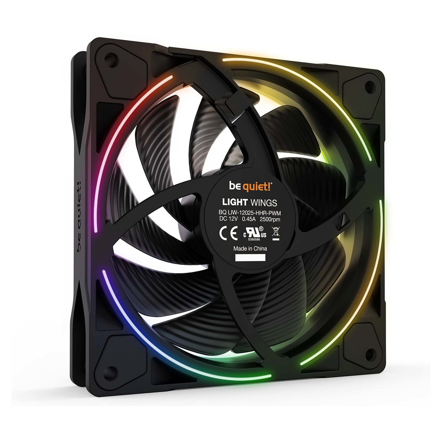120mm be quiet! LIGHT WINGS 120mm PWM high-speed ARGB Triple-Pack