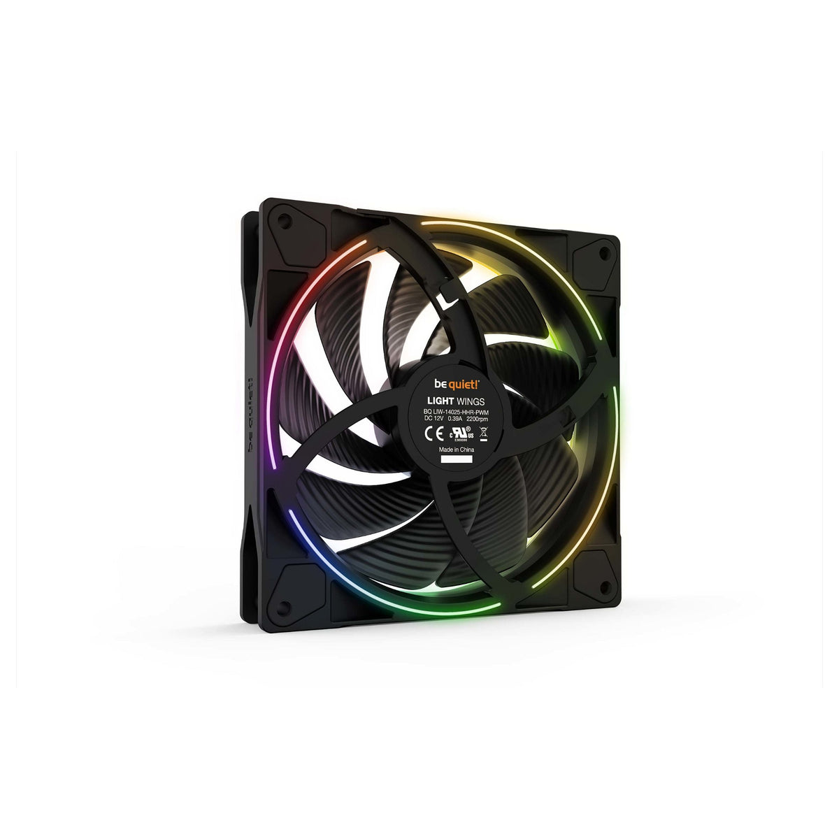 140mm be quiet! LIGHT WINGS 140mm PWM high-speed ARGB Triple-Pack