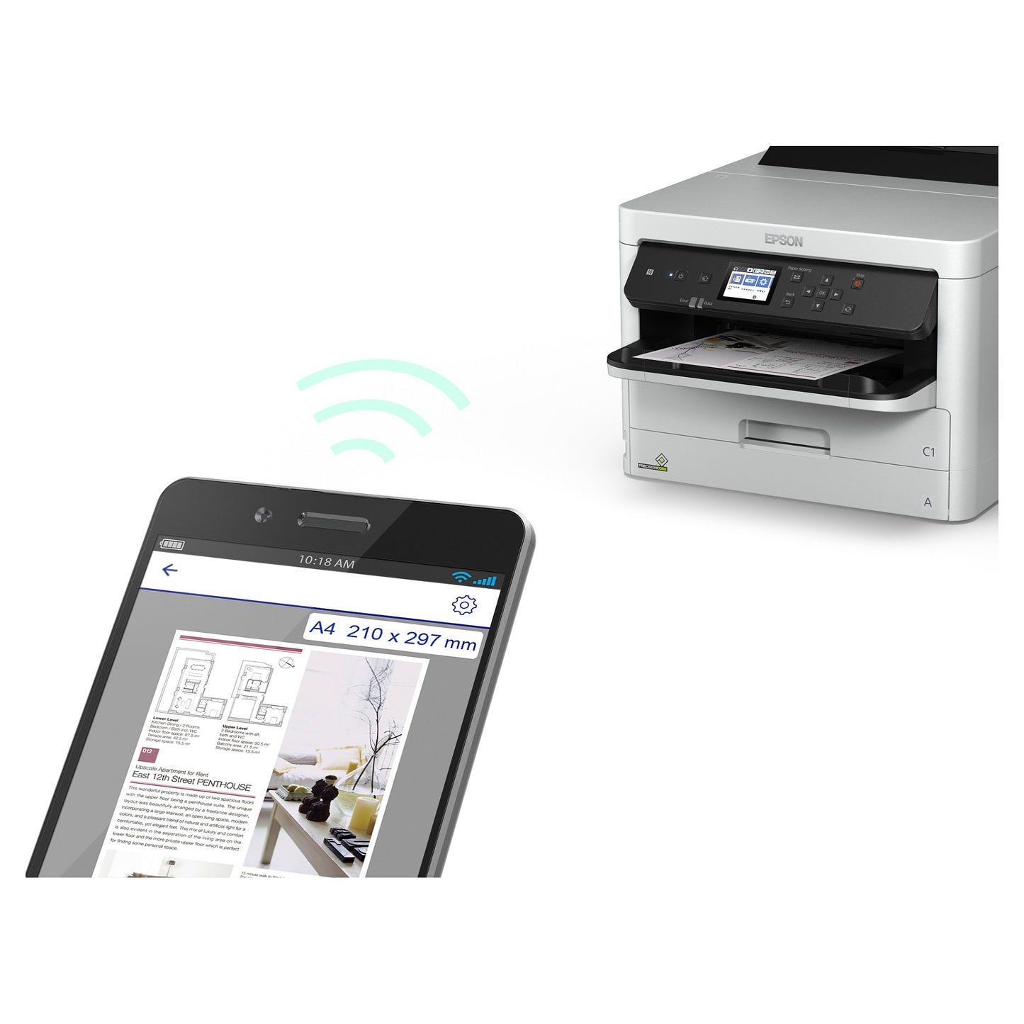 Epson Tinte WorkForce WF-C529R/C579R XXL C13T01D300 Magenta bis zu 20.000 Seiten