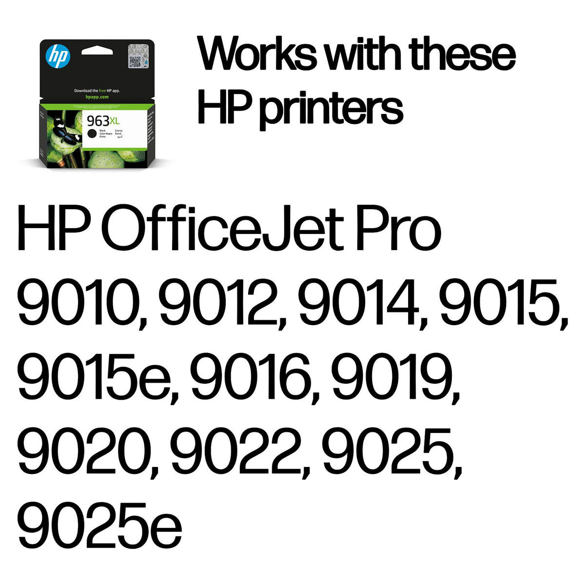 HP 963XL - Hohe Ergiebigkeit - Schwarz - Original - Tintenpatrone