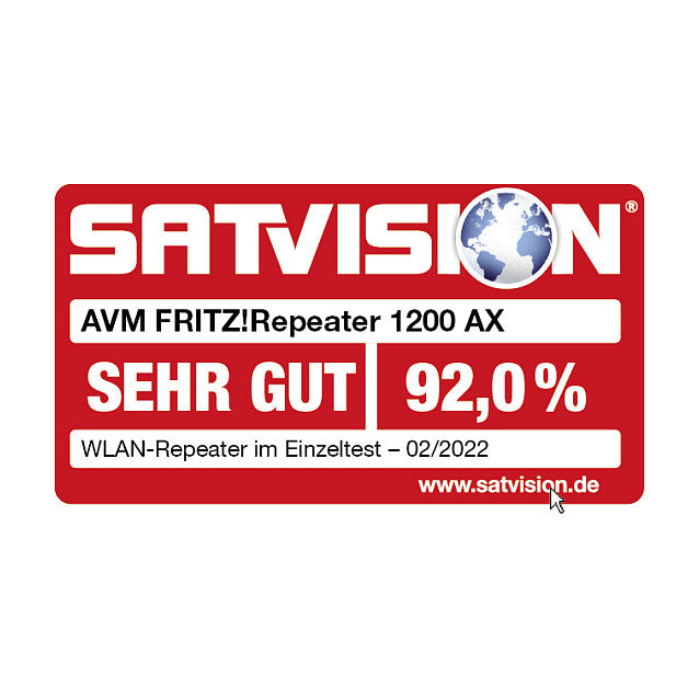 AVM FRITZ!Repeater 1200 AX Repeater - WLAN - Wifi-6