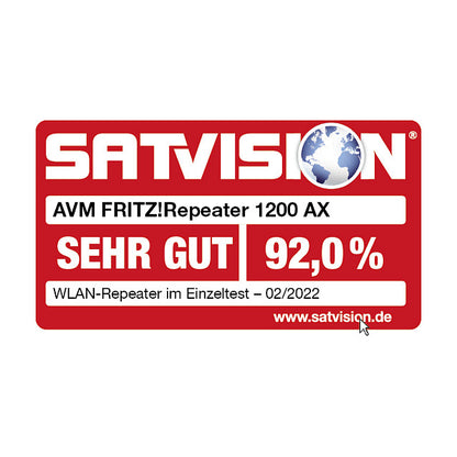 AVM FRITZ!Repeater 1200 AX Repeater - WLAN - Wifi-6