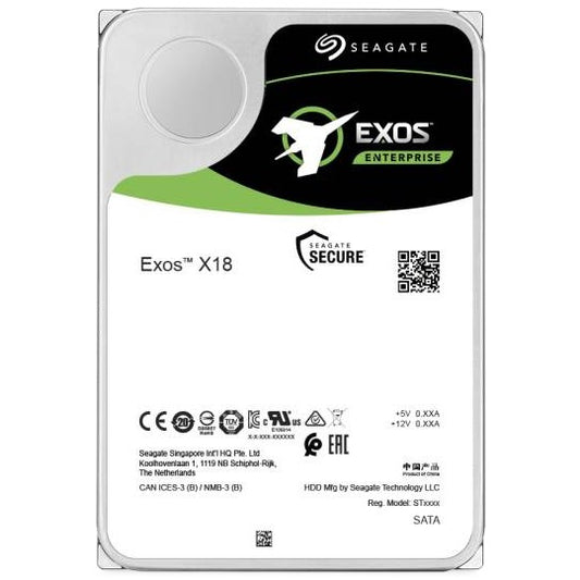 18TB Seagate EXOS X18 ST18000NM000J 7200RPM Ent. *Bring-In-Garantie*