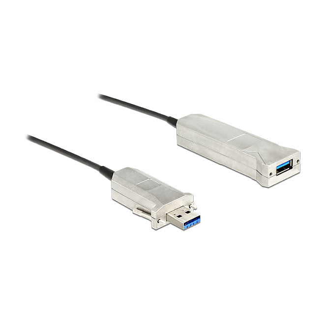 DeLock Aktives Optisches Kabel USB 3.0-A Stecker > USB 3.0-A Buchse 20 m