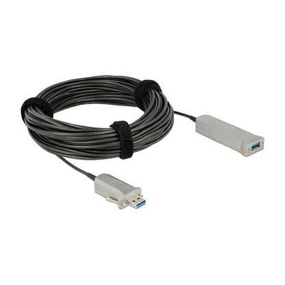 DeLock Aktives Optisches Kabel USB 3.0-A Stecker > USB 3.0-A Buchse 20 m