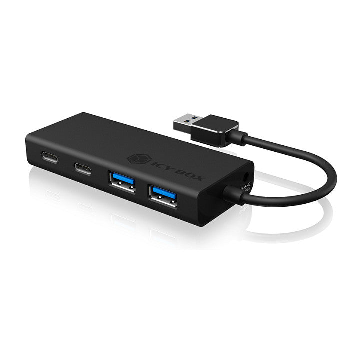 ICY BOX IB-HUB1426-U3 USB 3.0 HUB 4-Port 2xUSB-C; 2xUSB 3.0