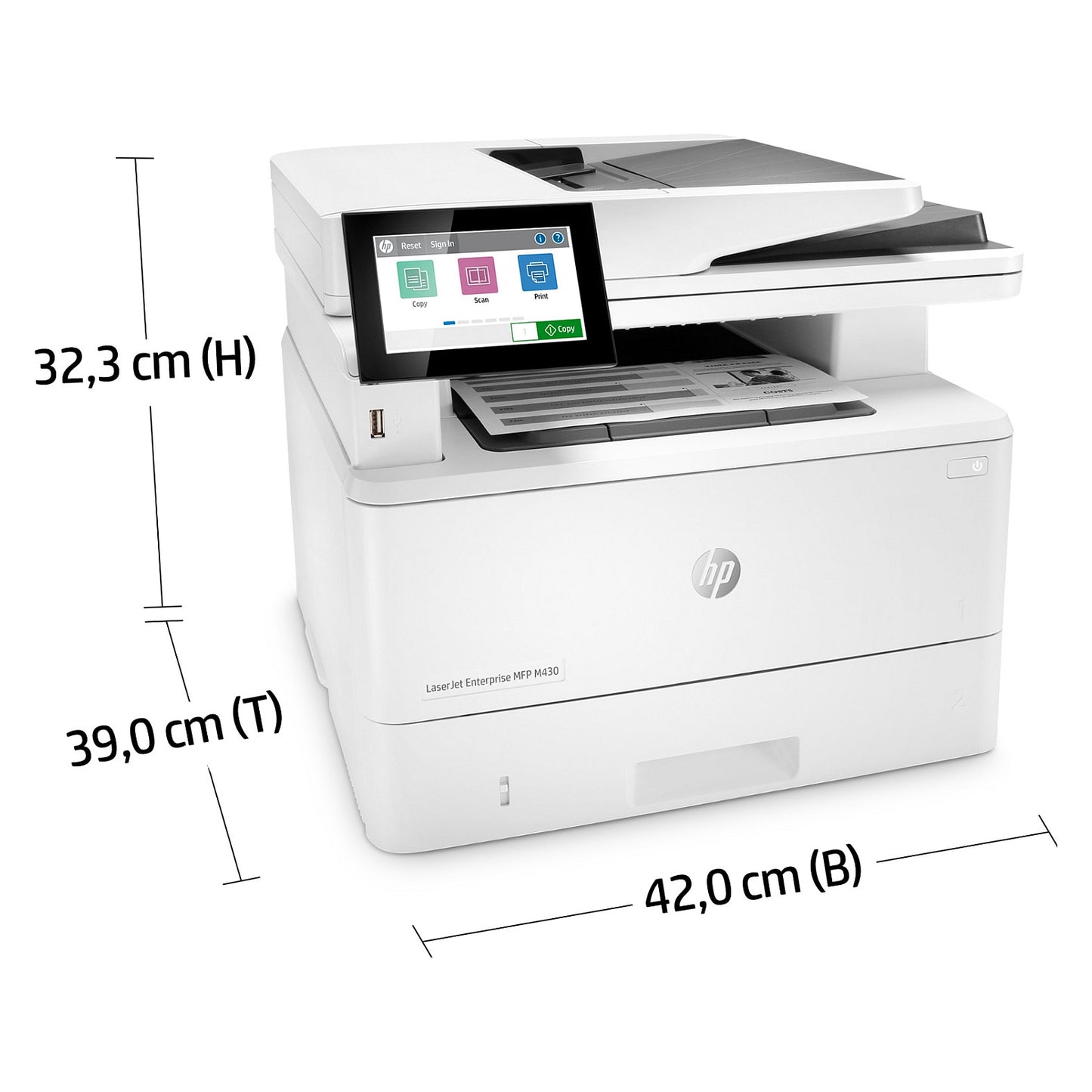 L HP LaserJet Enterprise M430f 4in1/A4/LAN/ADF