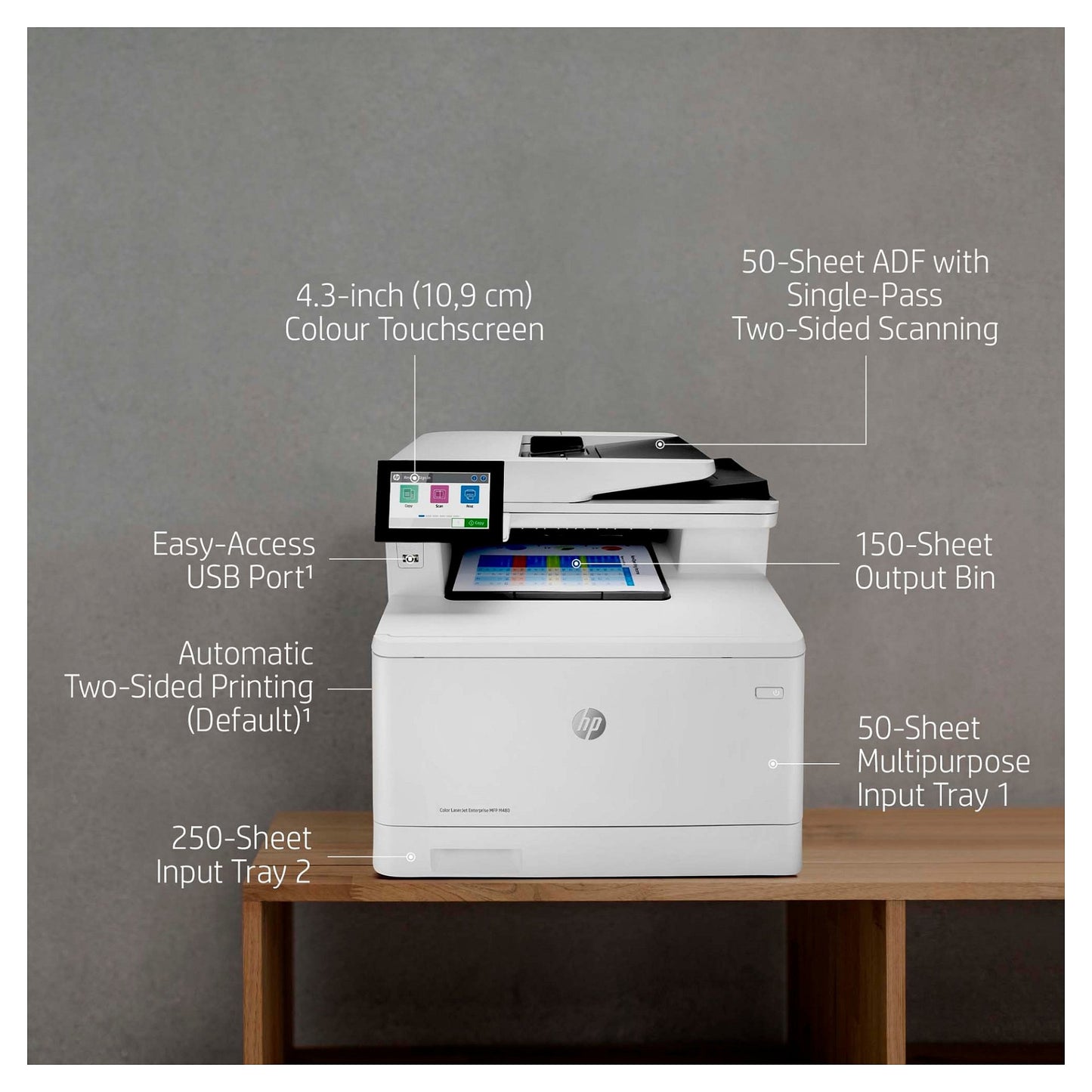 FL HP Color LaserJet Enterprise MFP M480f 4in1/A4/LAN/ADF