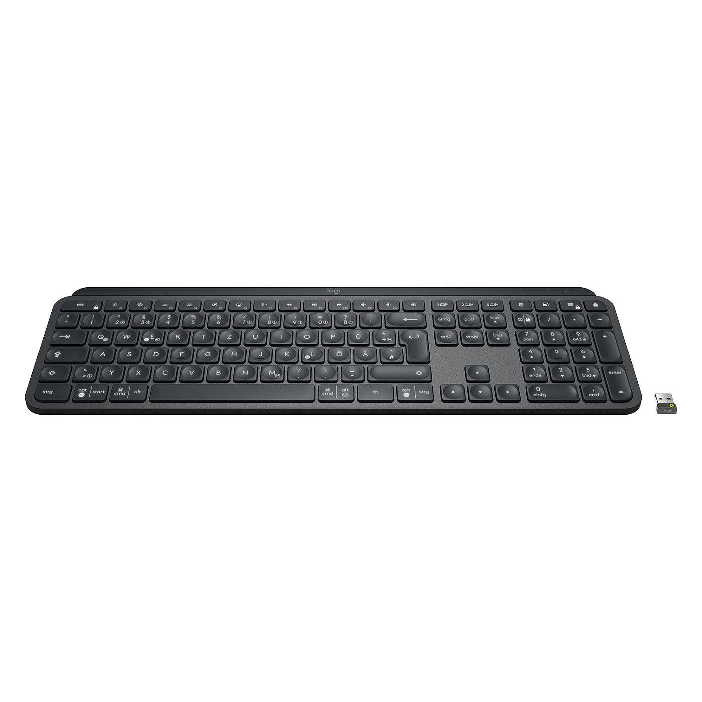 Logitech MX Keys - Tastatur Hintergrundbeleuchtung QWERTZ DE