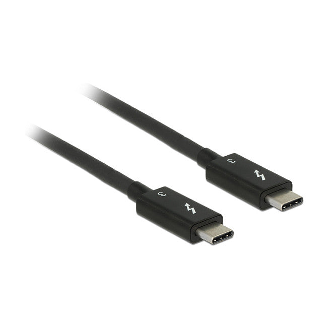 DeLock Thunderbolt 3 USB-C (ST-ST) 2m Anschlusskabel Schwarz