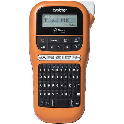 Brother P-Touch PT-E110VP Beschriftungsgerät 3.5/6/9/12 mm Value Pack