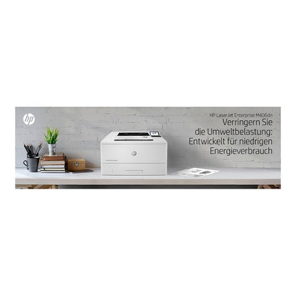 L HP LaserJet Enterprise M406DN S/W-Laserdrucker 38 S./Min. A4 LAN Duplex