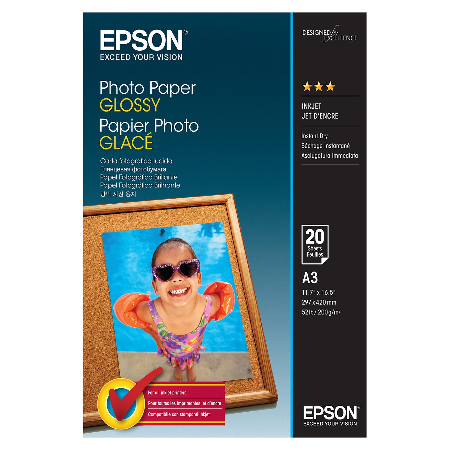 Epson C13S042536 A3 Fotopapier