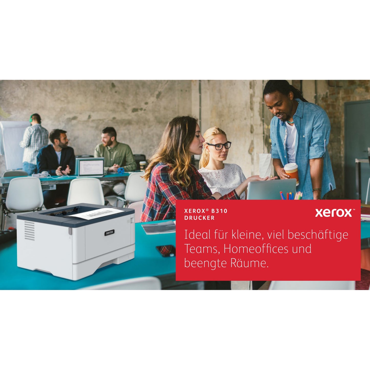 L Xerox B310 A4/LAN/WLAN/40S./Min. Laserdrucker monochrome