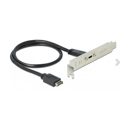 Delock Slot bracket - USB-Konsole - 20-poliger USB 3.1 Header (M)
