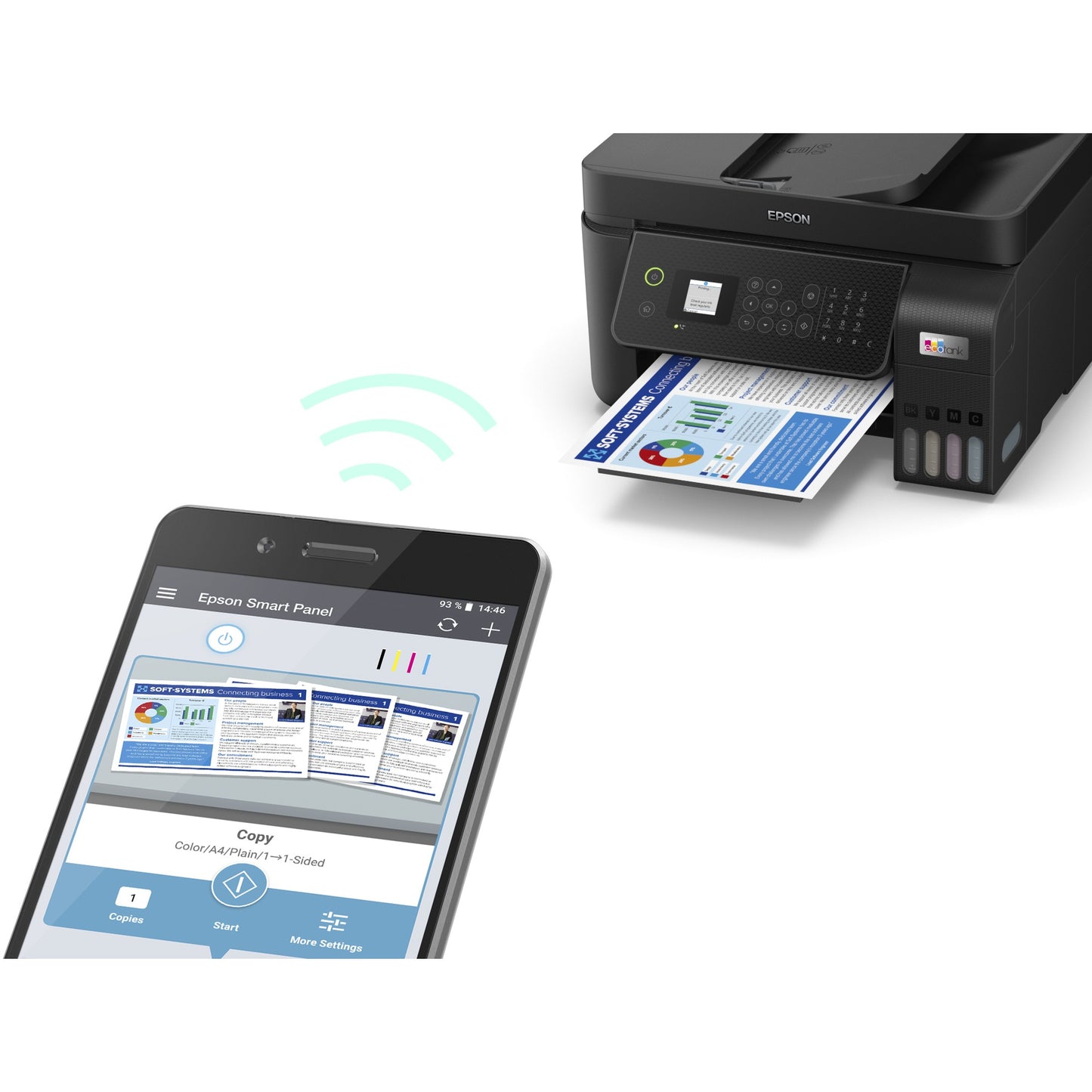 T Epson EcoTank ET-4800 4in1/A4/LAN/Wifi/ADF