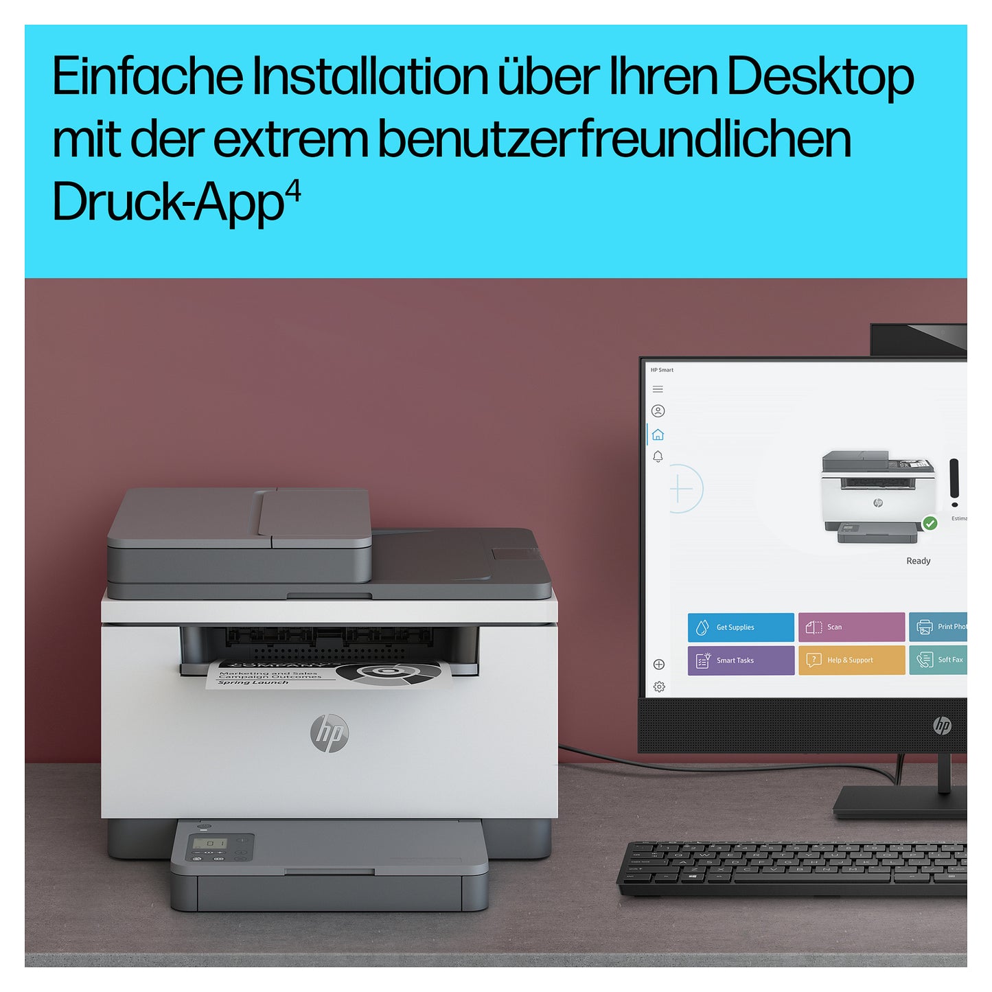 L HP LaserJet M234sdn S/W-Laserdrucker 3in1 A4 LAN ADF Duplex