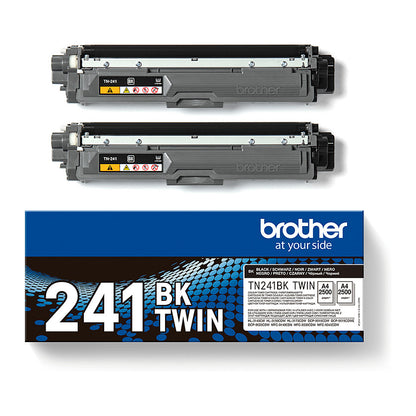 Brother Toner TN241BKTWIN 2er Pack bis zu 2.500 Seiten ISO/IEC 19798