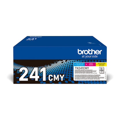 Brother Toner TN-241CMY Multipack (C/M/Y) bis zu 1.400 Seiten nach ISO/IEC 19798