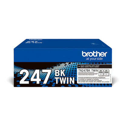 Brother Toner TN-247BKTWIN Schwarz 2er Pack bis zu 3.000 Seiten nach ISO/IEC 19798