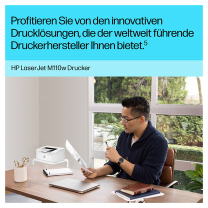 L HP LaserJet M110W A4/USB 2.0/WLAN/150 Blatt