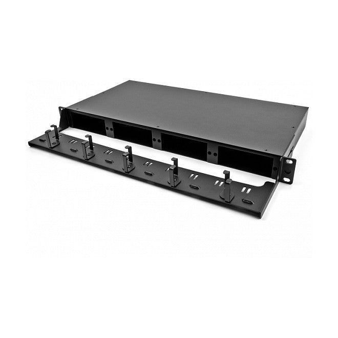 Delock 48.30cm 19" LWL Rangierpanel 1 HE schwarz