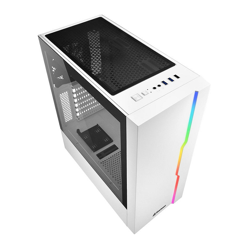Midi Sharkoon RGB Slider white