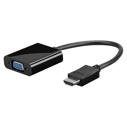 Goobay HDMI > VGA (ST-BU) Adapter Schwarz + 3,5mm Klinkenkabel