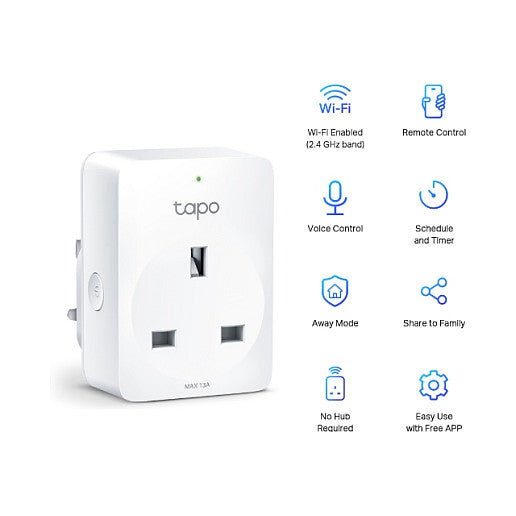 Steckdose TP-LINK Tapo P100 (2-Pack) - Smart-Stecker - WLAN