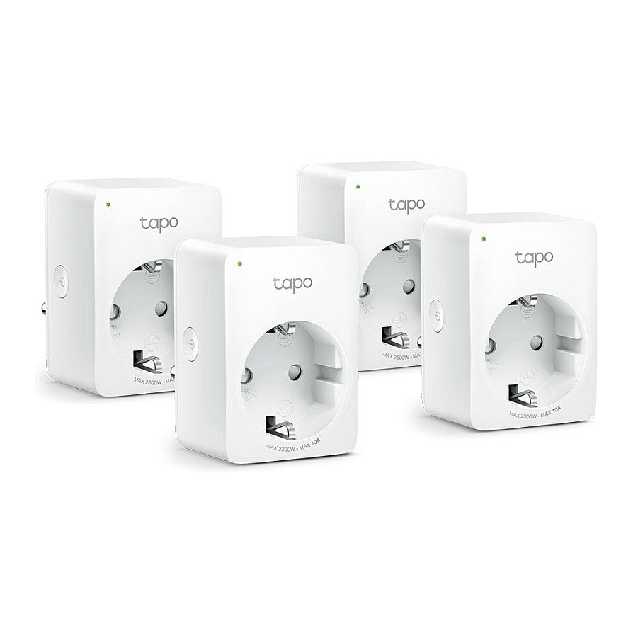Steckdose TP-LINK Tapo P100 V1.2 (4-Pack) - Smart-Stecker - WLAN