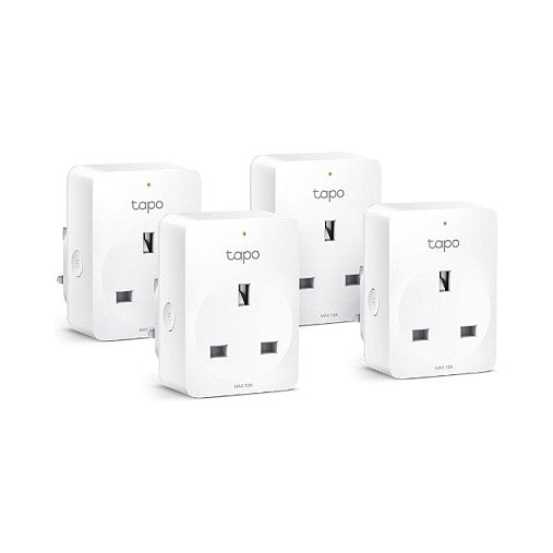 Steckdose TP-LINK Tapo P100 V1.2 (4-Pack) - Smart-Stecker - WLAN