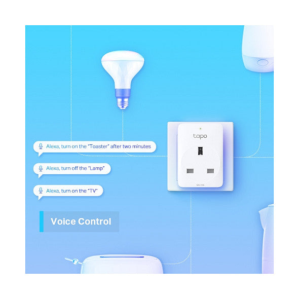 Steckdose TP-LINK Tapo P100 V1.2 (4-Pack) - Smart-Stecker - WLAN