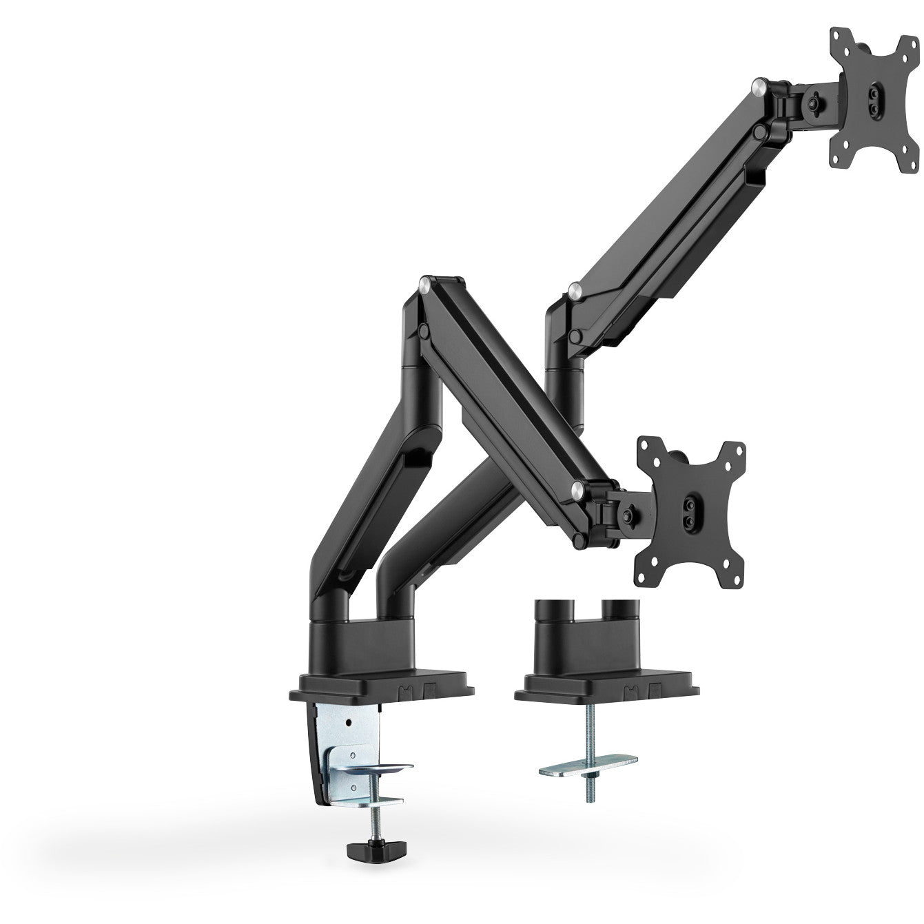 DIGITUS DA-90395 Tischhalterung für 2 Monitore bis 32" 9KG Gasdruckfeder