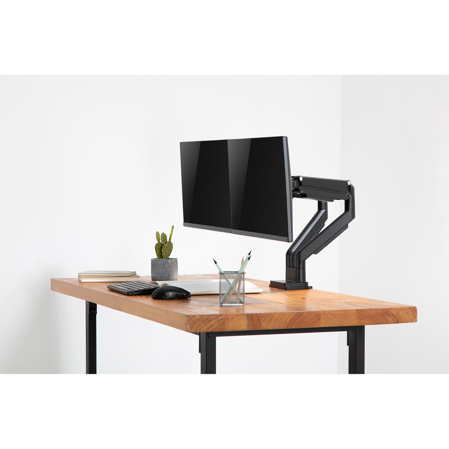 DIGITUS DA-90395 Tischhalterung für 2 Monitore bis 32" 9KG Gasdruckfeder