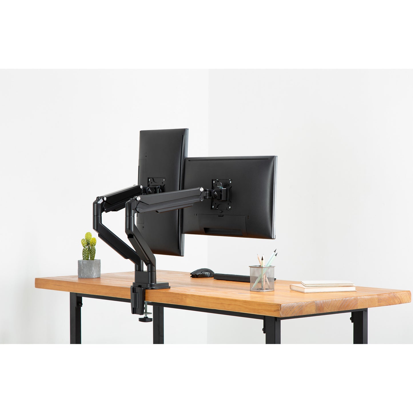 DIGITUS DA-90395 Tischhalterung für 2 Monitore bis 32" 9KG Gasdruckfeder