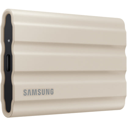 2TB Samsung Portable T7 Shield USB 3.2 Gen2 Beige Einzelhandel