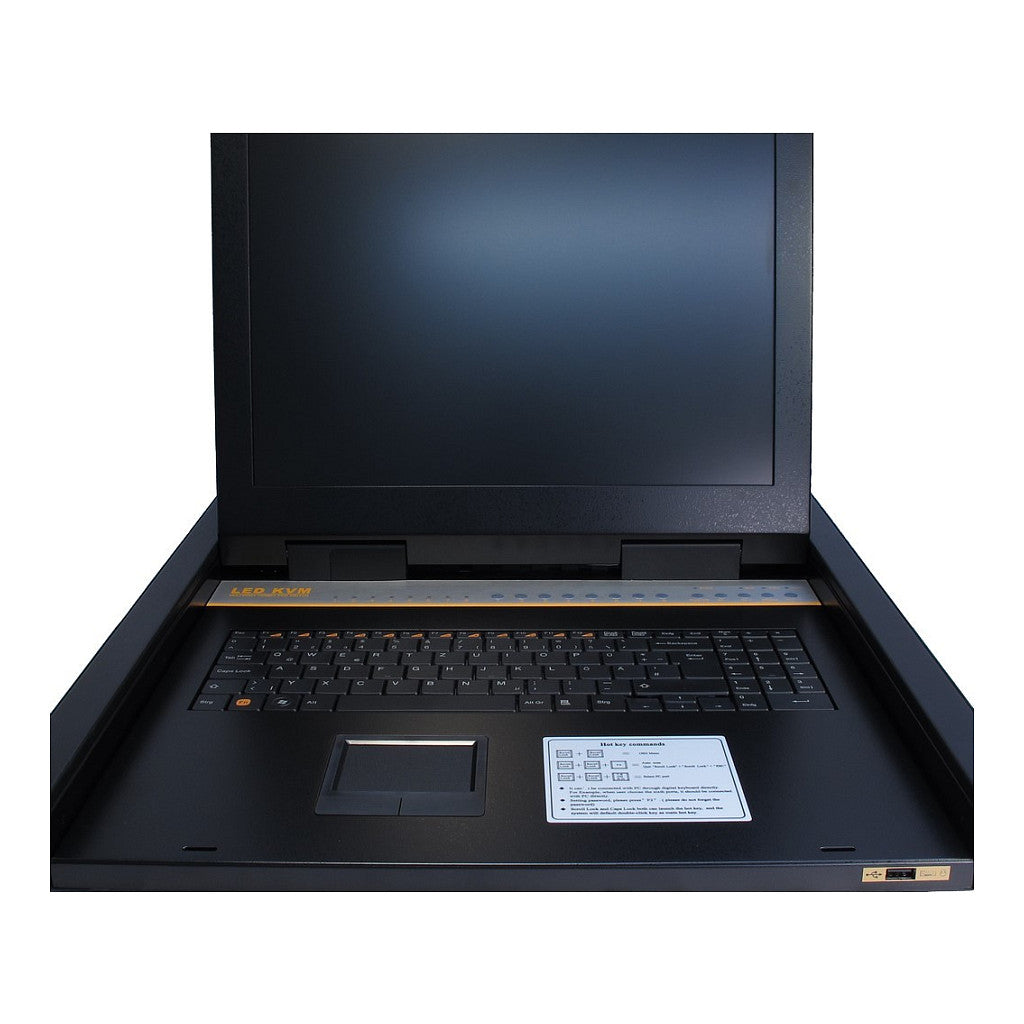 KVM LCD Switch 8-Port 17" (USB - PS/2 VGA) German Inter-Tech