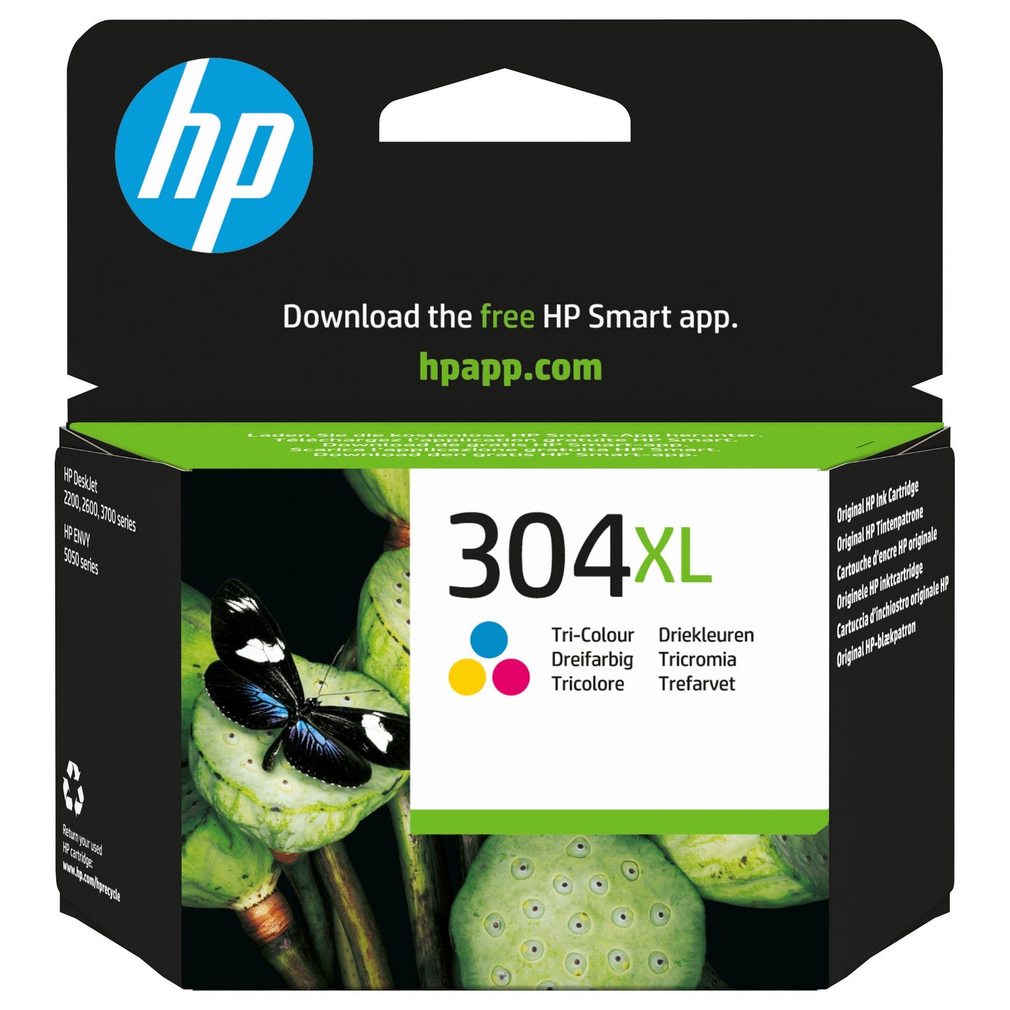HP Tinte 304XL N9K07AE Color (Cyan/Magenta/Gelb)