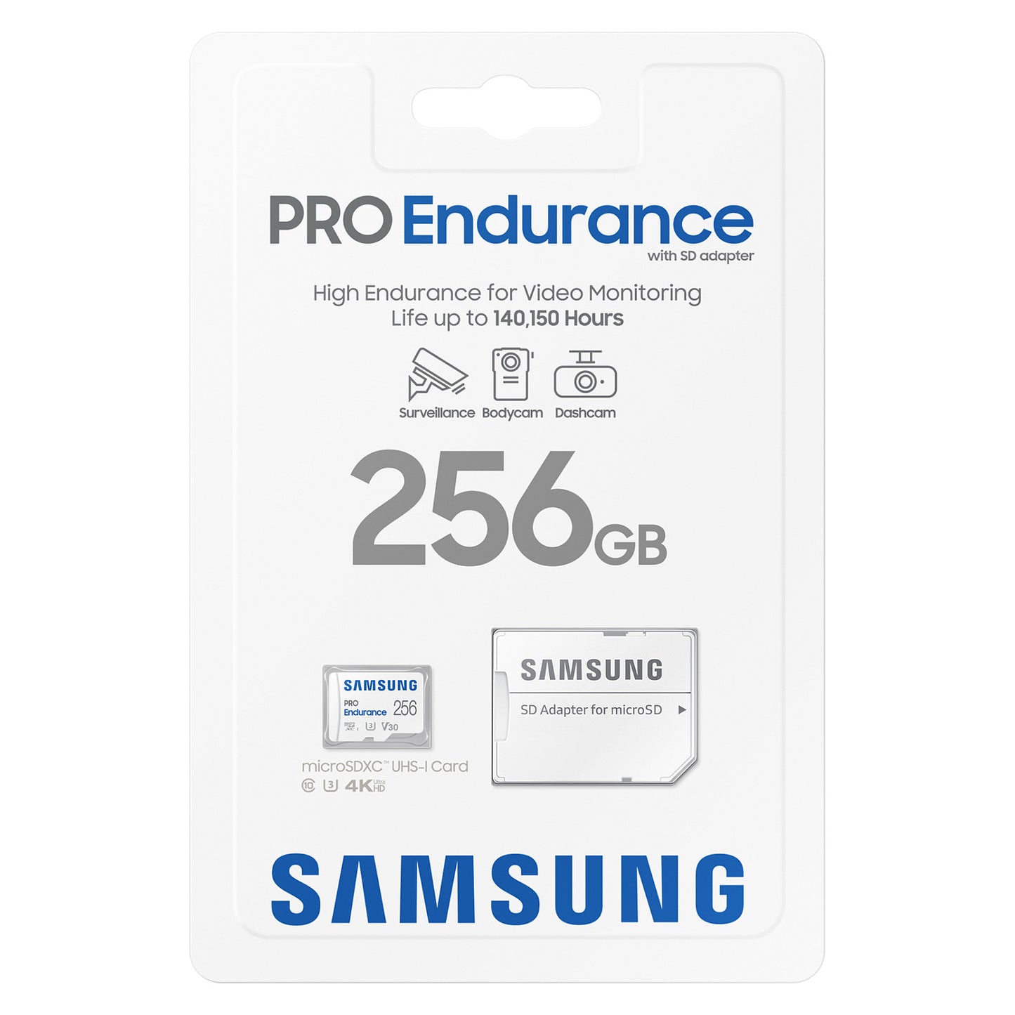 CARD 256GB Samsung PRO Endurance MicroXC UHS-I U3 inkl. Adapter