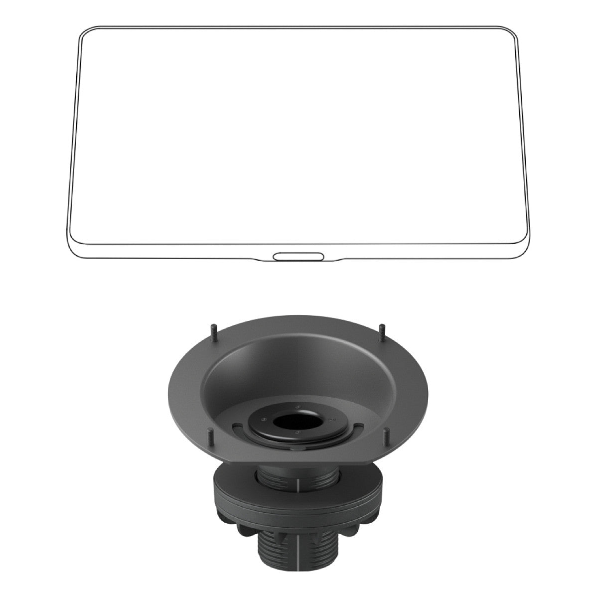 Logitech Tap Riser Mount Montageekit f. Videokonferenz